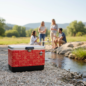 Caja refrigeradora de metal aislada Beyond con diseño <span class=keywords><strong>retro</strong></span> impermeable para viajes y vino - Product Image 1