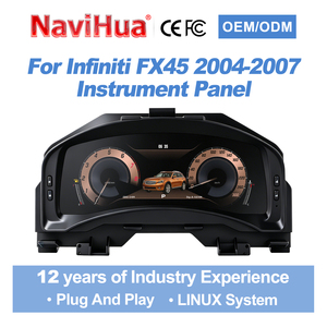 Panel de Instrumentos Digital Navihua, Actualización de Tablero de Instrumentos, Sistema Linux Plug and Play para Infiniti FX45 2004-2007, Velocímetro - Product Image 1