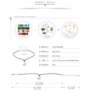 Fabricant Je t'aime jusqu'à la lune et au dos Couronne Briller comme un diamant Tournesol Coeur Trèfle Lotus <span class=keywords><strong>Bracelet</strong></span> à breloques - Product Image 5
