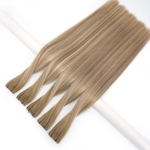 Extensioni per capelli U.S. Stock Keratin Bond Genius Weft, esenti da dazi, 7 stelle, 100% capelli Remy di prima qualità, 50g/confezione - Product Image 6