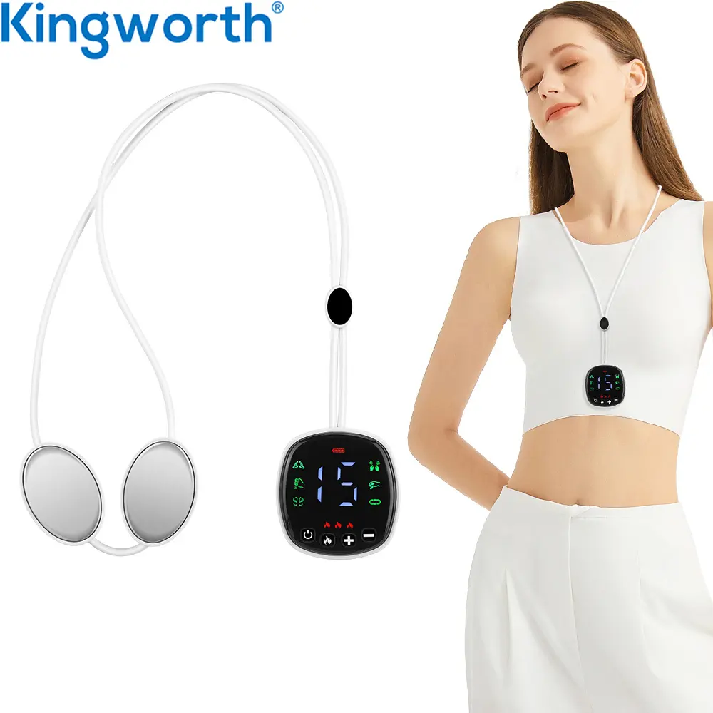 King worth Großhandel USB tragbare Heizung 6 Ems Anhänger Hals Relax Massage gerät