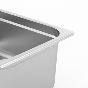 Bandeja GN de Acero Inoxidable de Grado Comercial para Alimentos, Estilo USA/EU, para Restaurantes, Hoteles, Buffet o Uso en la Cocina - Product Image 3