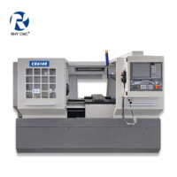 Torno CNC de Alta Precisión CK6140-750, Automático y de Servicio Pesado, con Bancada Plana para Mecanizado de Ejes, Engranajes, Bridas y Piezas Metálicas