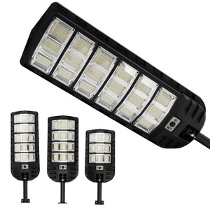 ไฟถนนพลังงานแสงอาทิตย์แบบรวม 40W ส่องสว่างสามด้าน พร้อมเซ็นเซอร์เรดาร์ สำหรับถนนและลานบ้าน - Product Image 3