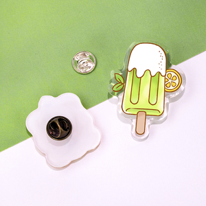 Tùy chỉnh dễ thương phim hoạt hình nhựa ve áo pins | long lanh <span class=keywords><strong>Epoxy</strong></span> Acrylic huy hiệu | sáng tạo Keychain - Product Image 3