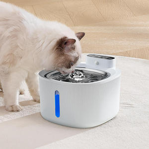 Bebedero <span class=keywords><strong>Inteligente</strong></span> para Mascotas, Perros y Gatos, Dispensador de Agua Automático de Acero Inoxidable, con Batería - Product Image 1