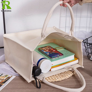 Printable Logo Outdoor Eco-Friendly Grocery Storage <strong>Large</strong> Shopping Custom Printed Logo <strong>Canvas</strong> Tote <strong>Bag</strong> - Product Image 2