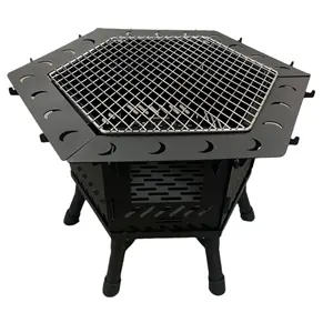 Horno de carbono para barbacoa antigua, estufa de té naranja portátil para interior/exterior para Cocinar en casa y acampar, horno de té asado - Product Image 1
