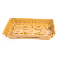 Plateau de rangement en plastique pour console centrale de voiture, outil d'organisation intérieure