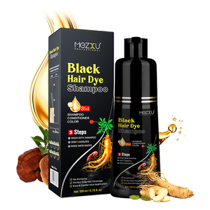 Nuevo Champú Tinte <span class=keywords><strong>para</strong></span> el <span class=keywords><strong>Cabello</strong></span> 3 en 1 Negro, Coloración Rápida, Larga Duración de 4-6 Semanas, Sin Amoníaco, Cubre Canas, Sin Manchas, 200ml - Product Image 1
