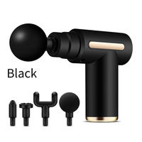 Pistolet de massage fascia portable de haute qualité, 4 têtes interchangeables, 6 réglages de vitesse, masseur musculaire profond pour le cou, les bras et les jambes