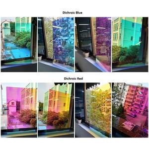 Film en verre dichroïque auto-adhésif, film décoratif moderne en PET anti-explosion, coloré - Product Image 2