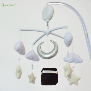Jouets islamiques en feutre unique unisexe cloche de <span class=keywords><strong>lit</strong></span> Makkah Quran <span class=keywords><strong>mobile</strong></span> <span class=keywords><strong>pour</strong></span> bébé <span class=keywords><strong>pour</strong></span> berceau avec étoile de lune argentée - Product Image 3