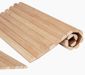 Panneaux muraux intérieurs classiques en bois massif, panneau 3D, insonorisant, imperméable, design minimaliste fluorescent, design graphique, hall d'hôtel - Product Image 3