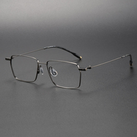 Montures de Lunettes Optiques Rectangulaires en Titane pour Myopie Femme et Homme – Collection Premium 202312