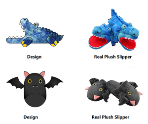 OEM pantofole di <span class=keywords><strong>peluche</strong></span> Logo personalizzato <span class=keywords><strong>peluche</strong></span> coniglio pantofole inverno accogliente casa pantofola <span class=keywords><strong>con</strong></span> le orecchie in movimento per le donne ragazze - Product Image 4