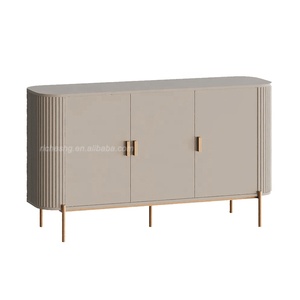 Gabinete de barra de café de 3 puertas Aparador de cocina Comedor de madera Sala de estar Gabinetes de almacenamiento de <span class=keywords><strong>TV</strong></span> - Product Image 2