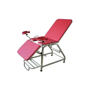 Mesa de silla de entrega de alta calidad para Hospital, cama de Reconocimiento de Pacientes, ginecológica, precio barato de fábrica