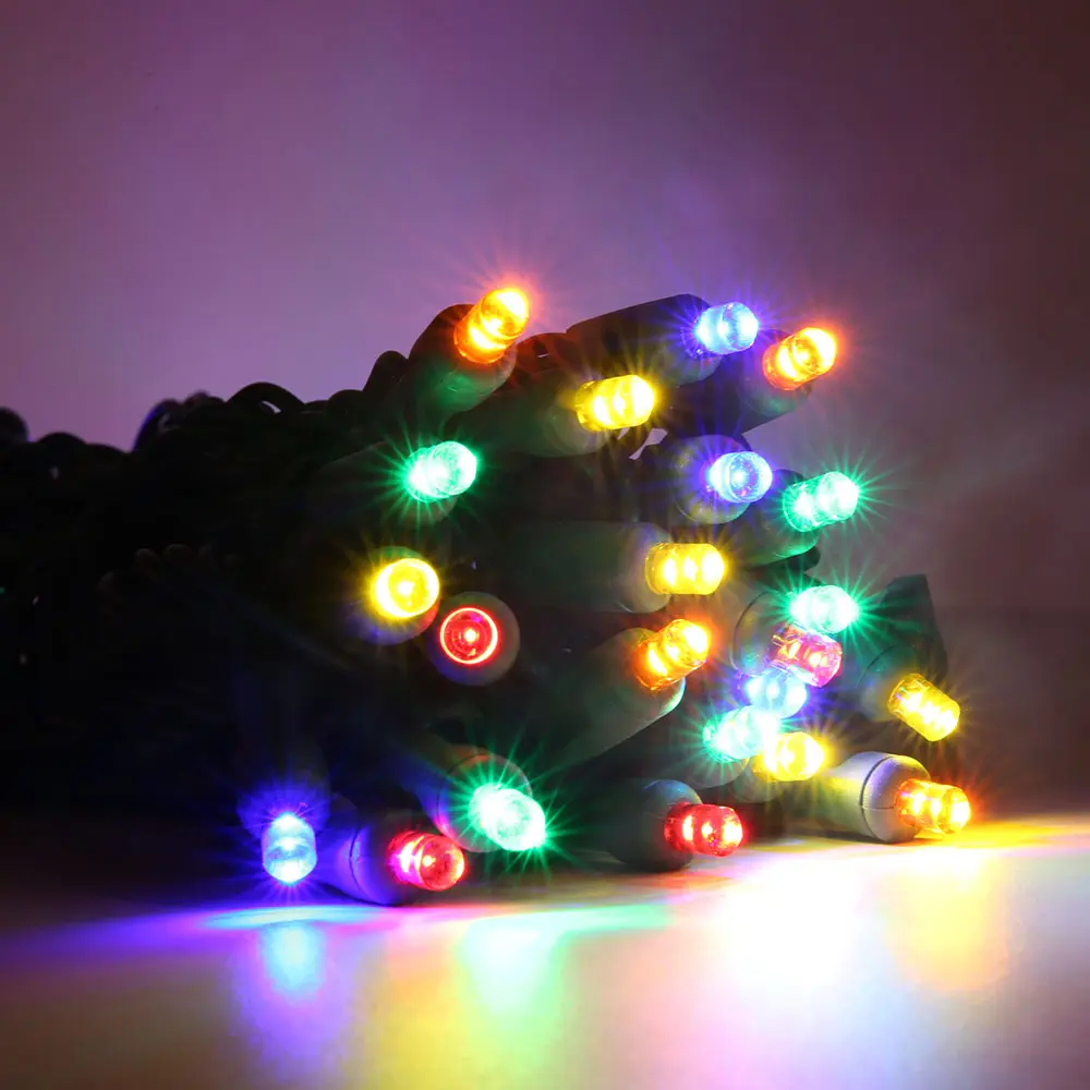 Декоративная гирлянда для патио, праздничное время, светодиодные фонари, праздничные фонари