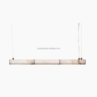 Lampes suspendues pour restaurant italien, style moderne minimaliste, bar, îlot, salon de thé, lustre long en cuivre de haute qualité