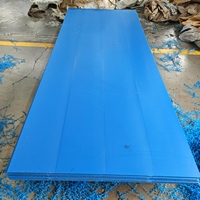 La nouvelle feuille UHMWPE bleue personnalisée populaire offre des graphiques de traitement de forme personnalisés par service découpable