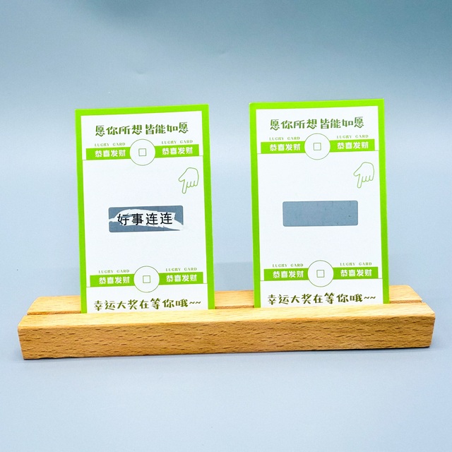 Personalized Printing Logo Party Games Win Scratch off Card Tickets Custom Paper Gift Thank You Business Scratch off Cards