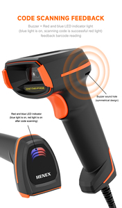 HENEX-Lector de códigos <span class=keywords><strong>QR</strong></span> de alto rendimiento, escáner de código de barras, 1D, 2D, PDF417, OCR, MRZ, Aztec, de alto rendimiento, para lectura de pasaportes - Product Image 3