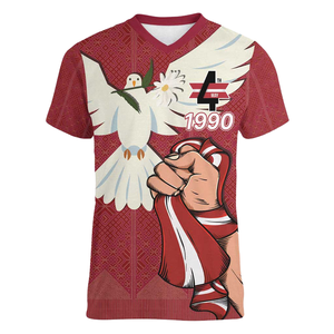 เสื้อยืดผู้ชายทรงปกติ 100% โพลีเอสเตอร์ แบบสั่งทำพิเศษ เนื้อผ้าเบาสบาย สไตล์ลำลอง - Product Image 1