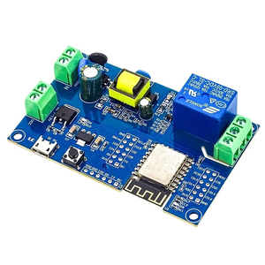 Module de relais sans fil WIFI ESP8266 compatible ESP-12F AC 220V 12V, carte de développement 12F, télécommande pour maison intelligente - Product Image 1