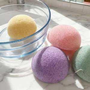 <span class=keywords><strong>Éponge</strong></span>s nettoyantes faciales en <span class=keywords><strong>konjac</strong></span> bio, emballage personnalisé avec logo, <span class=keywords><strong>éponge</strong></span> en <span class=keywords><strong>konjac</strong></span> naturelle douce pour le lavage du visage et du corps, démaquillant - Product Image 5