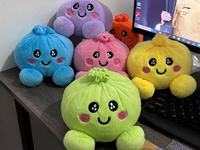 Nouvelle Peluche Enfant Mignonne en Forme de Ravioli, Peluche Squishy Ravioli pour Enfants, Cadeau Surprise