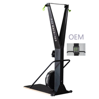 Ergómetro de Esquí con Resistencia de Aire Profesional y Personalizado, Diseñado para Entrenamiento Alternativo de Fitness y Educación Física en Casa y en la Escuela