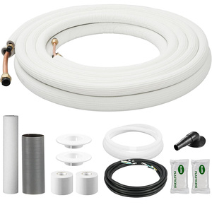 Giá rẻ HVAC dòng Set PE cách điện <span class=keywords><strong>AC</strong></span> đồng nhôm Doanh ống điều hòa không khí phần với cách nhiệt cho hiệu suất tốt hơn - Product Image 1