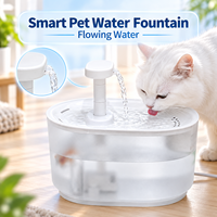 Filtre de remplacement QKEE 3,5 L pour fontaine à eau pour chat, distributeur d'eau pour animaux de compagnie, fontaines à eau pour animaux, nettoyage facile