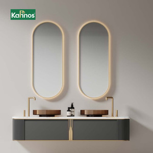 Modern Oval Led Backlit Bathroom <b>Mirror</b> Wall Mounted <b>Vanity</b> <b>Mirror</b> With Anti Fog Dimmable <b>Light</b> for Bathroom Decor - Product Image 1