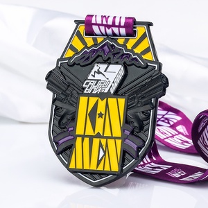 Custom Designed 3D Zinc Alloy Sport Medal Souvenir Metal Craft with Ribbon Direct From Supplier