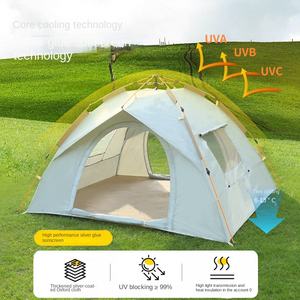 Portable pliant automatique ouverture rapide tente parc Camping ensemble complet épaissi étanche à la pluie pour la plage extérieure en gros hamacs - Product Image 3