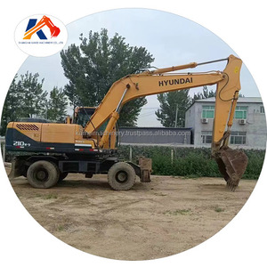 รถขุด210W-9ฮุนไดมีล้อ R210W อุปกรณ์ก่อสร้างสำหรับงานหนักอุปกรณ์21Ton มือสองจากเกาหลี - Product Image 1