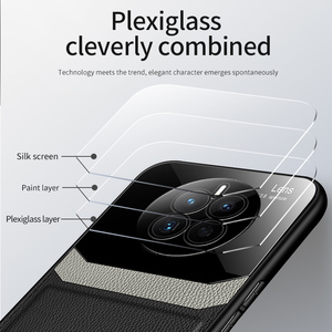 <span class=keywords><strong>Coque</strong></span> arrière en cuir pour téléphone portable, étui antichoc pour <span class=keywords><strong>Huawei</strong></span> <span class=keywords><strong>Mate</strong></span> 50 Pro Nova <span class=keywords><strong>9</strong></span> SE 8i - Product Image 2