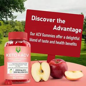 Etiqueta privada Keto ACV Gummies 2000mg Vinagre de sidra de manzana Magnesio para apoyar el control de peso Keto Candy - Product Image 5