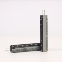 Super kapasitor Li-ion sel NSC1465 3.7V1000mAh, daya tinggi & pengisian cepat, sisi yang sama memimpin untuk Patch medis, kartu pintar