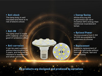 Lampes LED E10 E14 24V 60V 110V 220V pour parcs d'attractions Luna Park, éclairage ponctuel pour parcs à thème