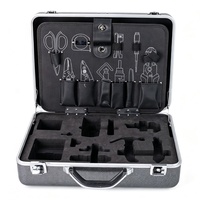 Boîte de rangement d'outils portable, boîte rigide en aluminium
