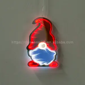 Großhandel Weihnachtsgeschenke Led-Basis 3D-Weihnachtsgeschenklampe benutzerdefiniertes Nachtlicht