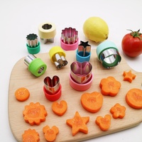 Différents animaux marins lettre légumes fruits pressage Cutter dessin animé Sandwich Cookie Cutter moule pour les enfants