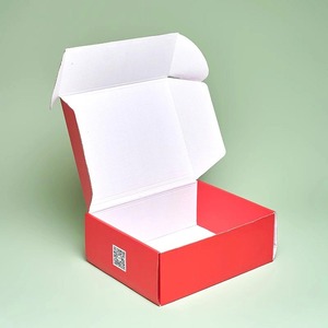 Caja de cartón de alta calidad para cosméticos, caja de papel para pasteles, caja de papel corrugado tipo E, caja tipo avión para bebidas en lata - Product Image 1