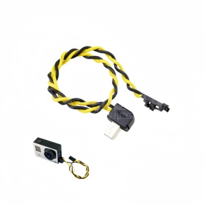 Gopro3 con chó 3 con chó 4 AV Cáp Video Cáp Video đầu ra cáp USB để AV âm thanh và video + Bên ngoài 5V cung cấp điện - Product Image 2