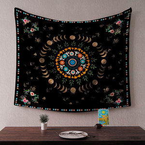 Décoration Personnalisée Imprimé Paysage Coucher de Soleil Nature Paysage Tapisserie Forêt Arbres Tenture Murale Pour Décoration de Chambre - Product Image 3