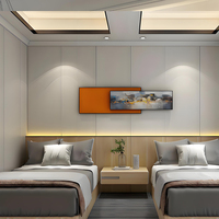 Panneau mural en PVC imperméable, design moderne 3D en marbre décoratif pour les murs intérieurs, chambre à coucher, hôtel, salon, école, salle de bain