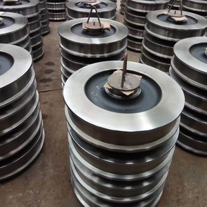 Parti di macchine da costruzione ZPMC attrezzature pesanti puleggia puleggia ruota parte forgiata - Product Image 1